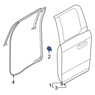 Ford OE - Door Shell Insulator
