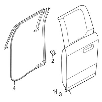 Ford OE - Rear Door - Door & Components (SuperCab)