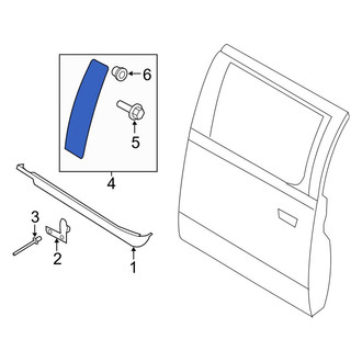 Ford OE - Rear Right Door Applique