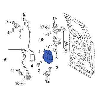 Ford OE - Rear Right Inner Interior Door Handle