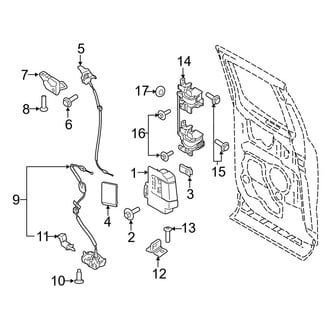 Ford OE - Rear Door - Lock & Hardware (SuperCab)