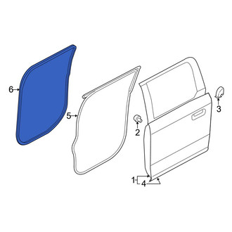 Ford OE - Rear Right Inner Door Seal