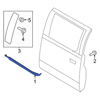 Ford OE - Front Left Door Belt Molding