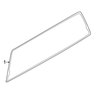 Ford OE - Back Glass - Glass (Stationary)