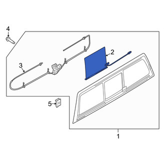 Ford OE - Rear Cab Sliding Glass