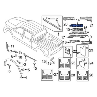 Ford OE - Rear Truck Bed Decal
