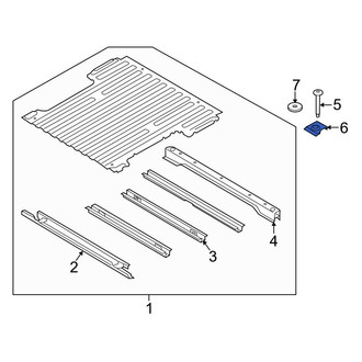 Ford OE - Truck Bed Nut