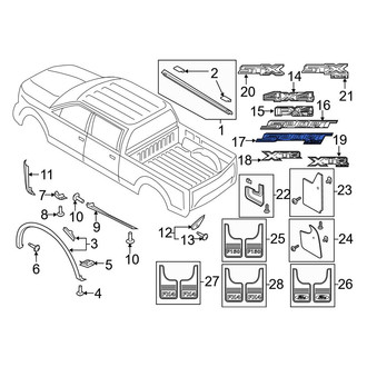 Ford OE - Rear Truck Bed Decal