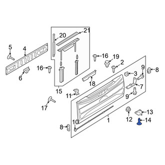 Ford OE - Tailgate Striker Bolt