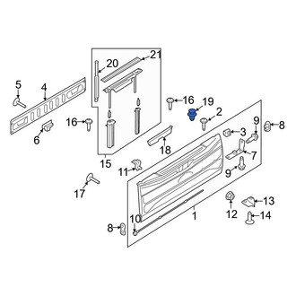 Ford OE - Bumper Cover Retainer