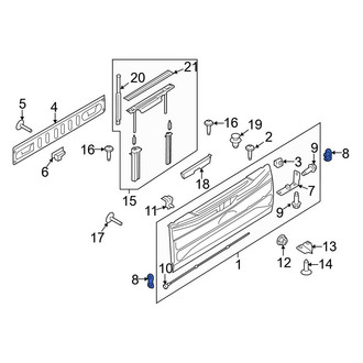 Ford OE - Right Tailgate Hinge Spacer