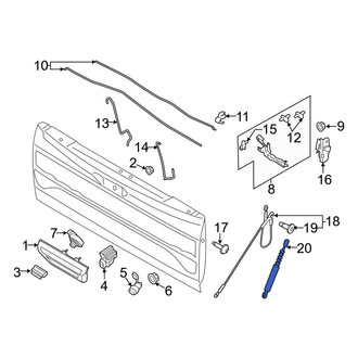 Ford OE - Tailgate Lift Support