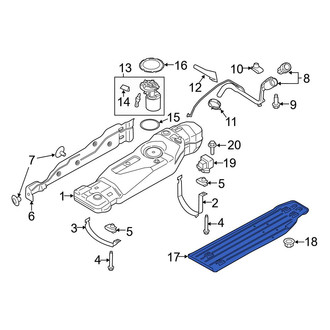 Ford OE - Fuel Tank Skid Plate