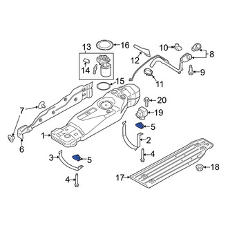 Ford OE - Lower Intercooler Nut