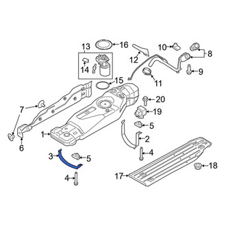 Ford OE - Rear Fuel Tank Strap