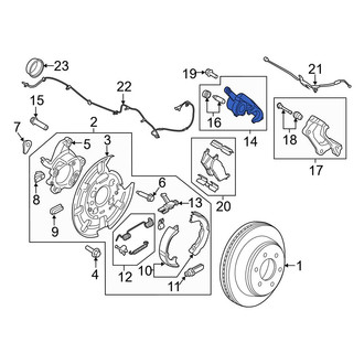 Ford OE - Rear Left Disc Brake Caliper