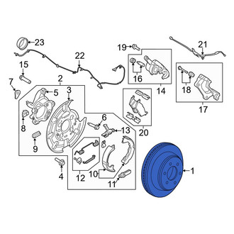 Ford OE - Rear Disc Brake Rotor