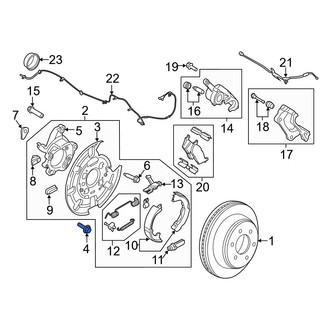 Ford OE - Brake Dust Shield Bolt