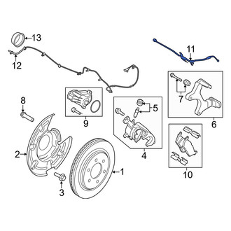 Ford OE - Rear Left Brake Hydraulic Hose