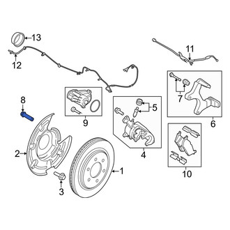 Ford OE - Disc Brake Caliper Anchor Plate Bolt