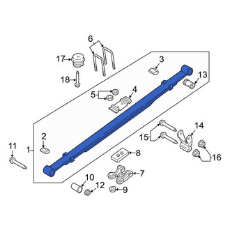 Ford OE - Rear Leaf Spring Assembly