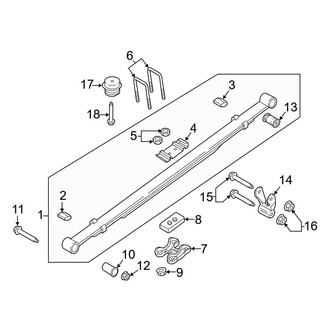 Ford OE - Rear Suspension - Suspension Components