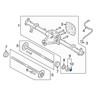 Ford OE - Rear CV Intermediate Shaft Seal