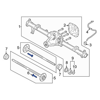 Ford OE - Front Wheel Lug Stud