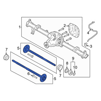 Ford OE - Rear Left Drive Axle Shaft