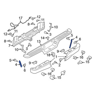 Ford OE - Rear Bumper Face Bar Brace