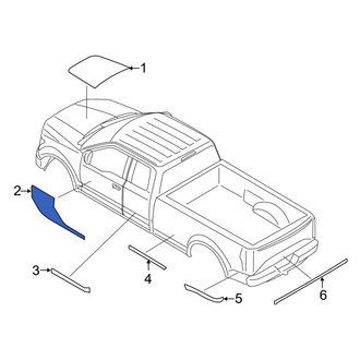 Ford OE - Front Left Door Decal