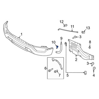 Ford OE - Rear Bumper Face Bar Bolt