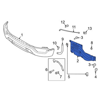 Ford OE - Front Left Bumper Face Bar Mount