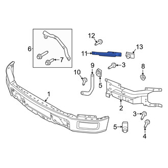 Ford OE - Front Right Upper Bumper Face Bar Bracket