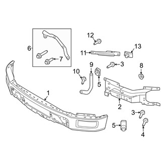 Ford OE - Front Bumper - Bumper & Components (Bumper and Mounts)