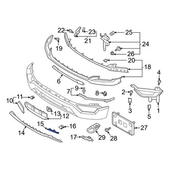 Ford OE - Front Left Lower Bumper Trim