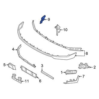Ford OE - Front Right Bumper Cover Reinforcement