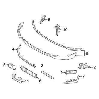 Ford OE - Front Bumper - Bumper & Components (With Modular Bumper, Trim), (Tremor)