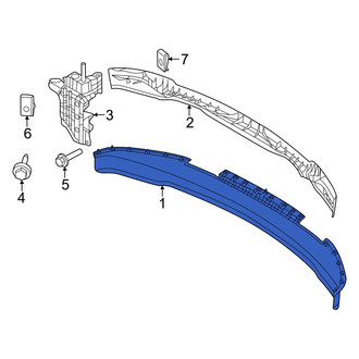 Ford OE - Front Radiator Support Air Deflector