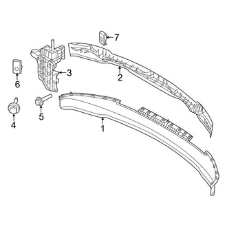 Ford OE - Front Bumper - Bumper & Components (Lower Trim)