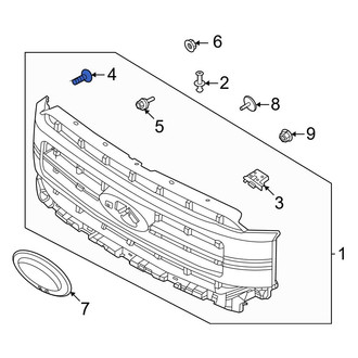 Ford OE - Grille Emblem Screw