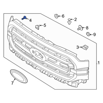 Ford OE - Grille Emblem Screw
