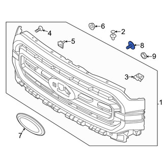 Ford OE - Grille Emblem Screw