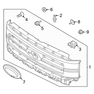 Ford OE - Grille & Components (Tremor)