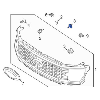 Ford OE - Grille Emblem Screw