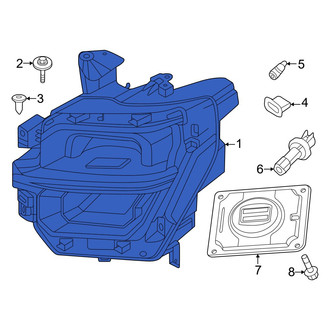 Ford OE - Front Left Headlight Assembly