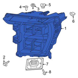 Ford OE - Front Left Headlight Assembly