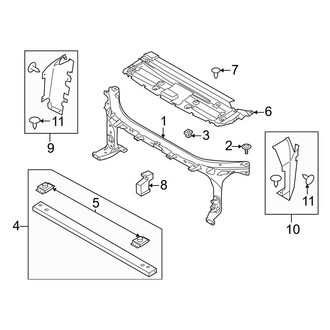Ford OE - Radiator Support