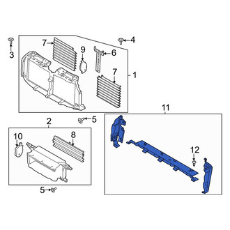 Ford OE - Front Radiator Support Air Deflector