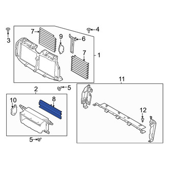 Ford OE - Front Radiator Support Air Deflector